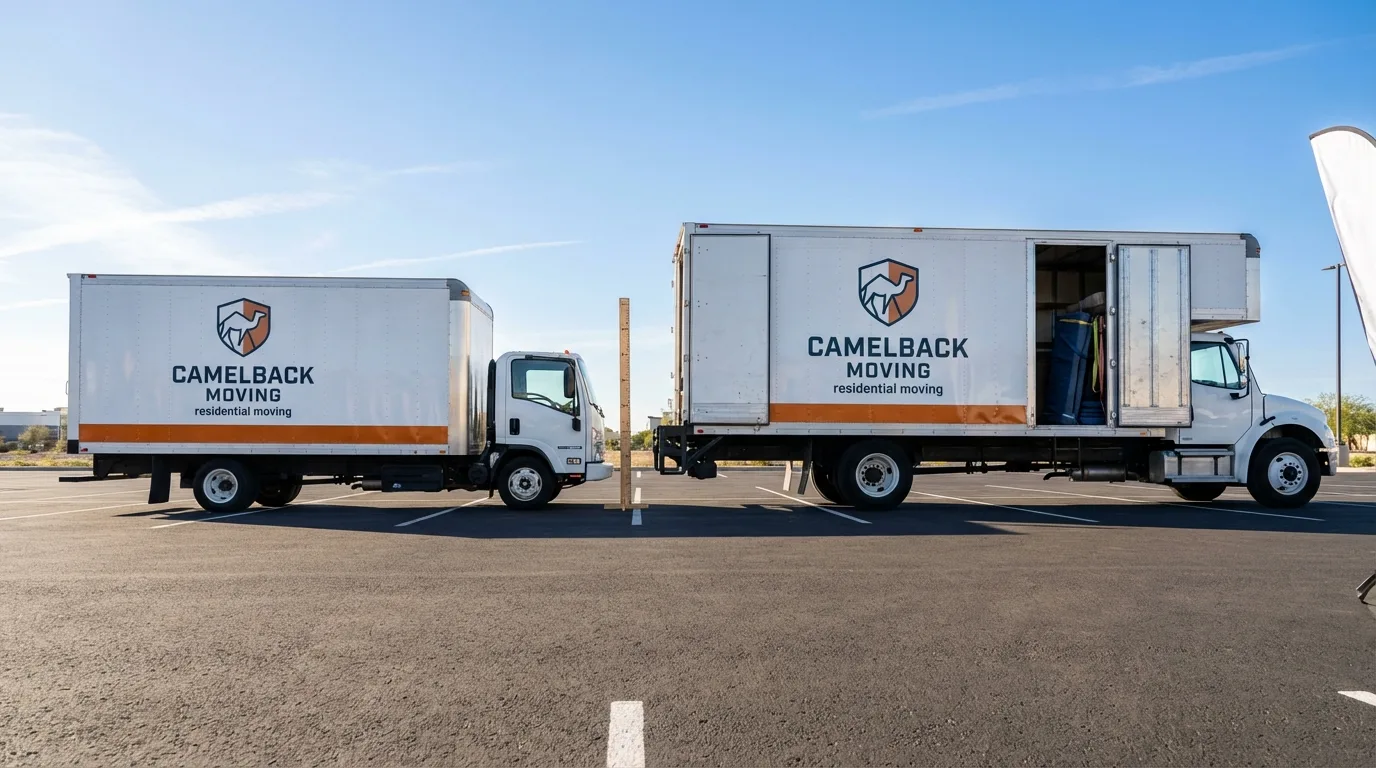 Moving truck size capacity guide in Moses Lake